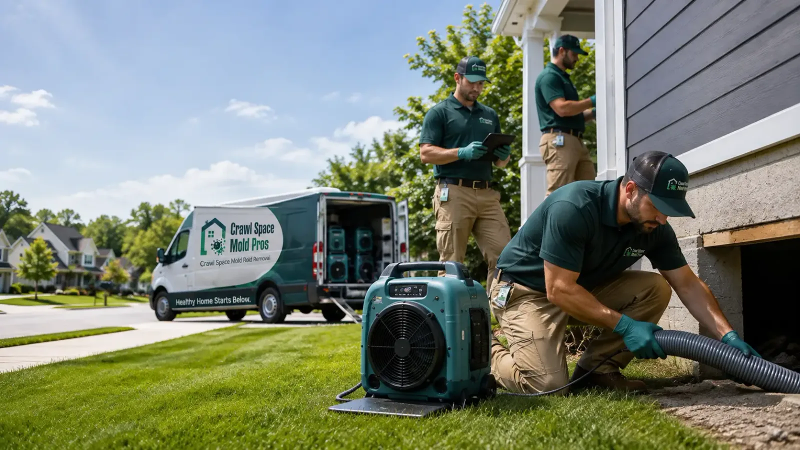Crawl Space Mold Removal in Round Rock, AZ